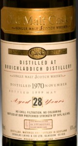 Bruichladdich 28 YO 1970, 50%, DL Old Malt Cask, 199 bottles