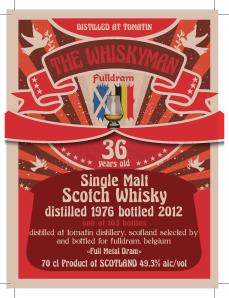 Tomatin 1976 Fulldram The Whiskyman