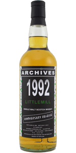 Littlemill 20 YO 1992/2012, 54.8%, Archives, Whiskybase, Anniversary release, bourbon hogshead #44