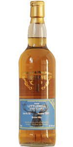 Littlemill 17 YO 1991/2008, 57.4%, Gordon & MacPhail Reserve, refill bourbon barrell #92