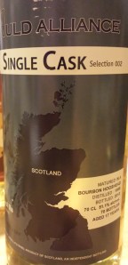 Caol Ila 17 YO 1995/2013, 51.1%, The Auld Alliance, selection 002