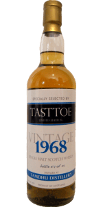 Tamdhu 44 YO 1968/2013 for Tasttoe